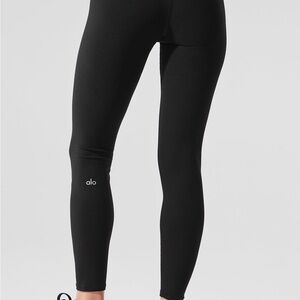 Alo Alosoft High-Waist Black Leggings